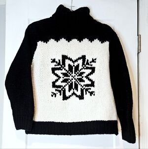 Sutton Studio Bloomingdale’s Lambswool Nordic Après Ski Turtleneck XL